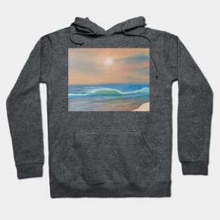 Sea Breeze oil painting by Tabitha Kremesec Hoodie